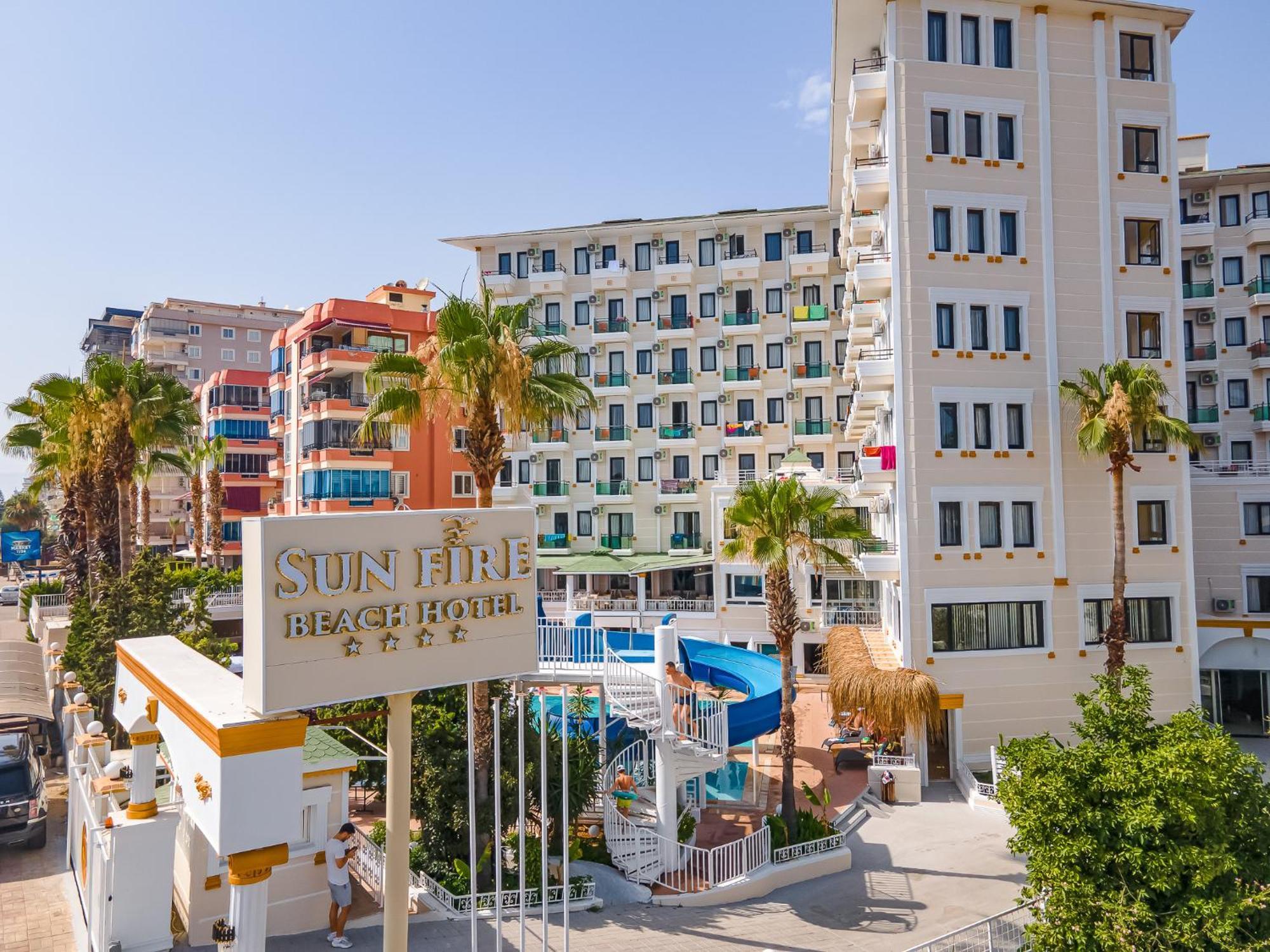 אלאניה Sun Fire Beach Hotel מראה חיצוני תמונה
