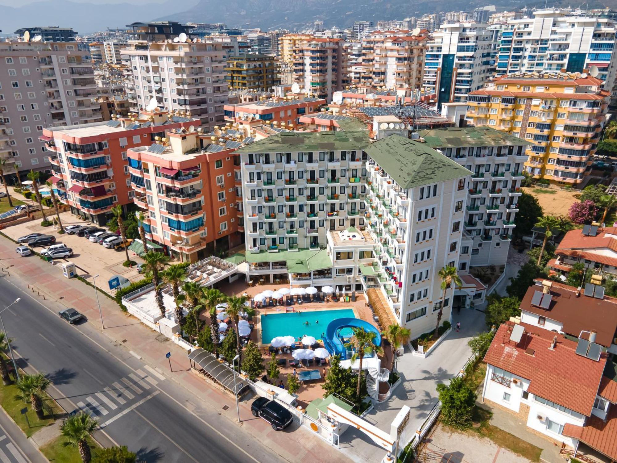 אלאניה Sun Fire Beach Hotel מראה חיצוני תמונה